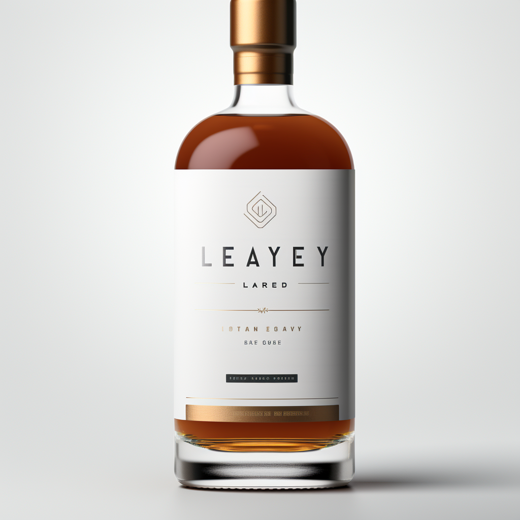 Minimalistic Legacy Blend Whiskey Label