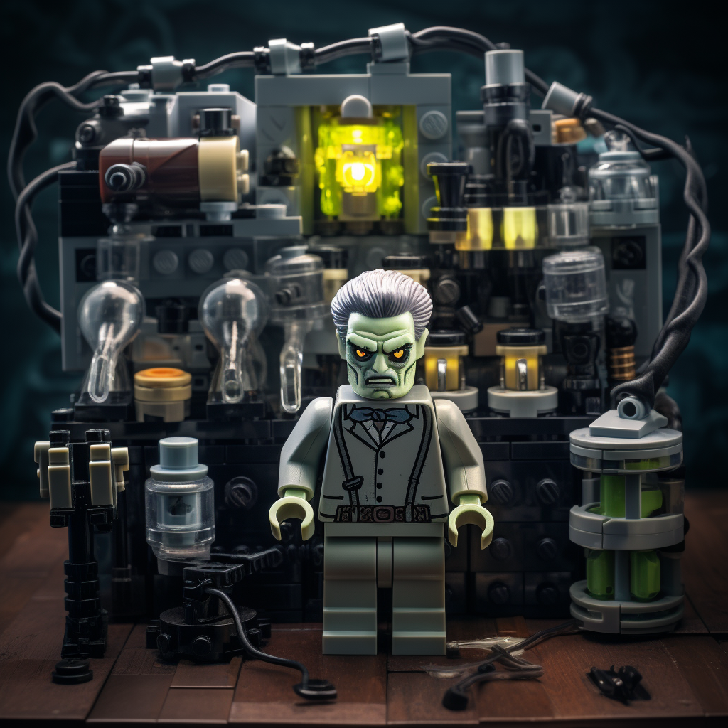 Lego Frankenstein fun toy image