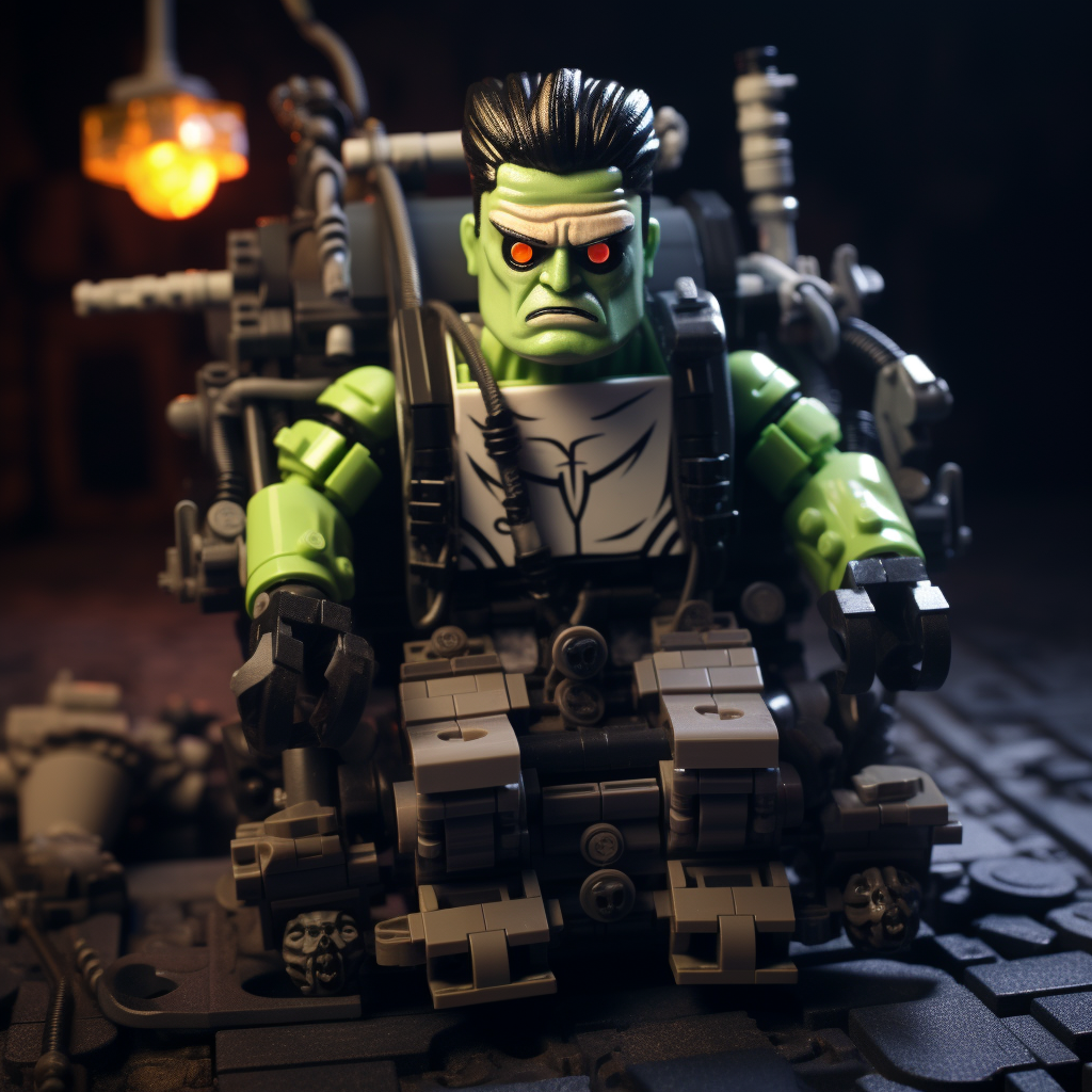 Lego Frankenstein Monster creation