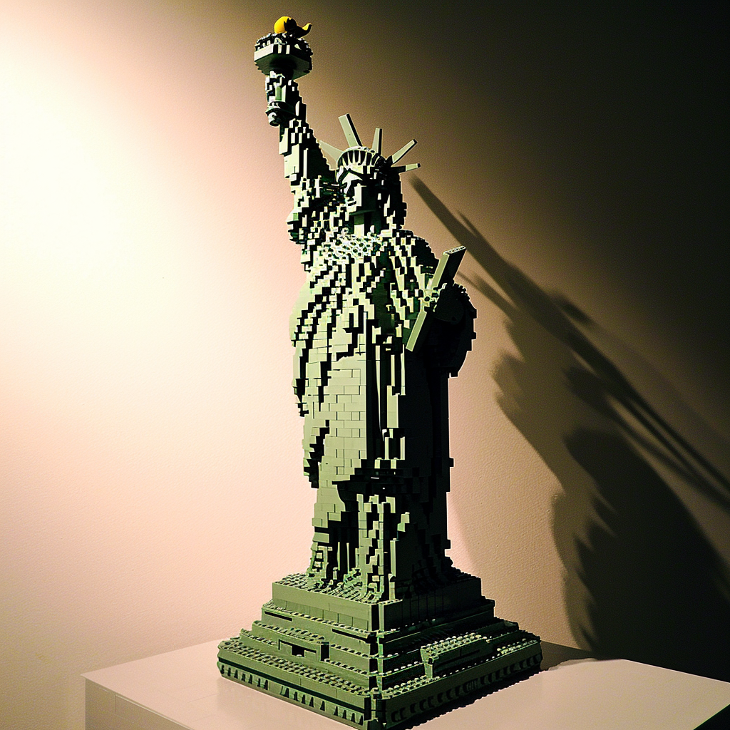 LEGO Statue of Liberty model