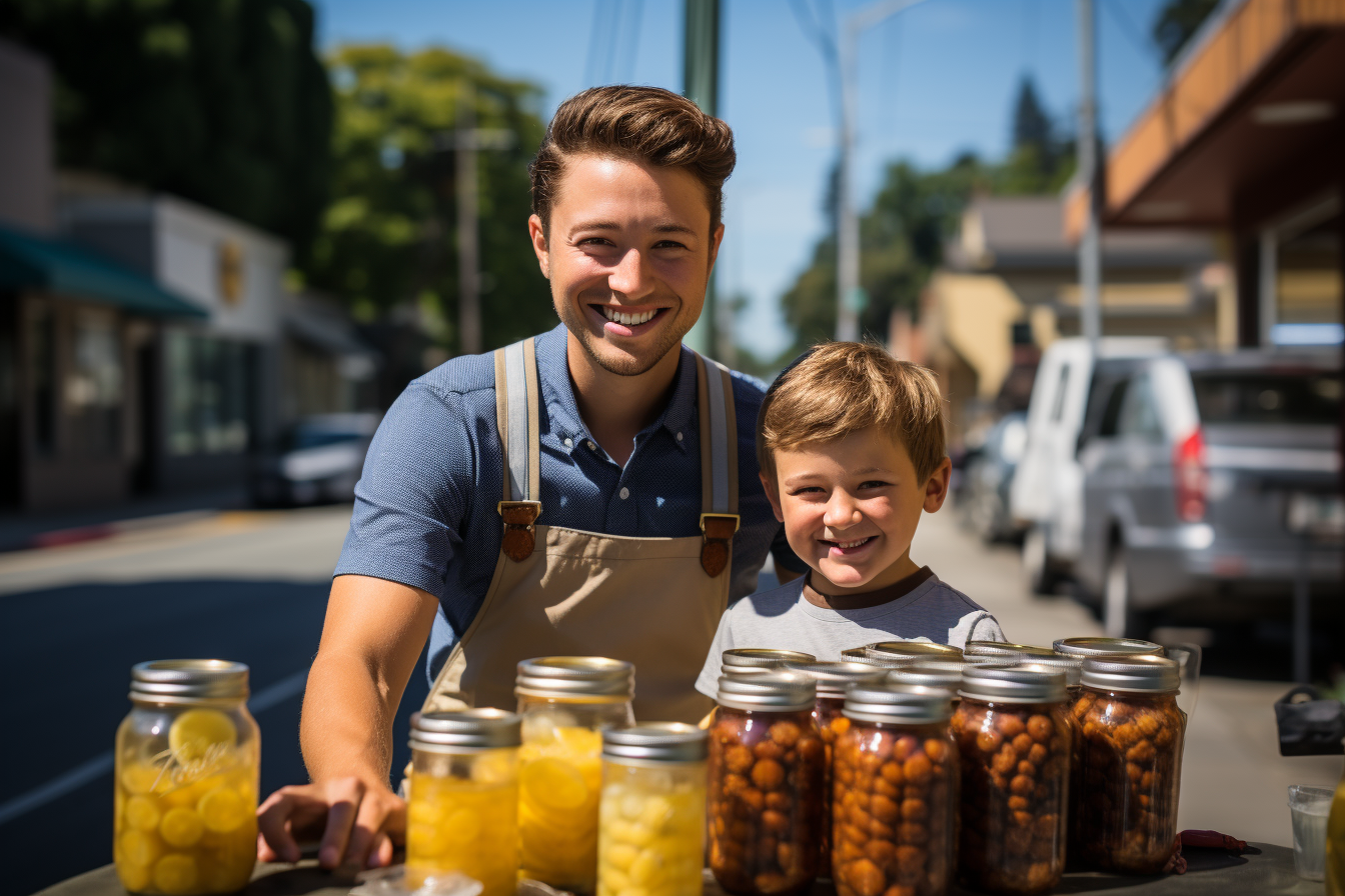 Kids at a Lemonade Stand