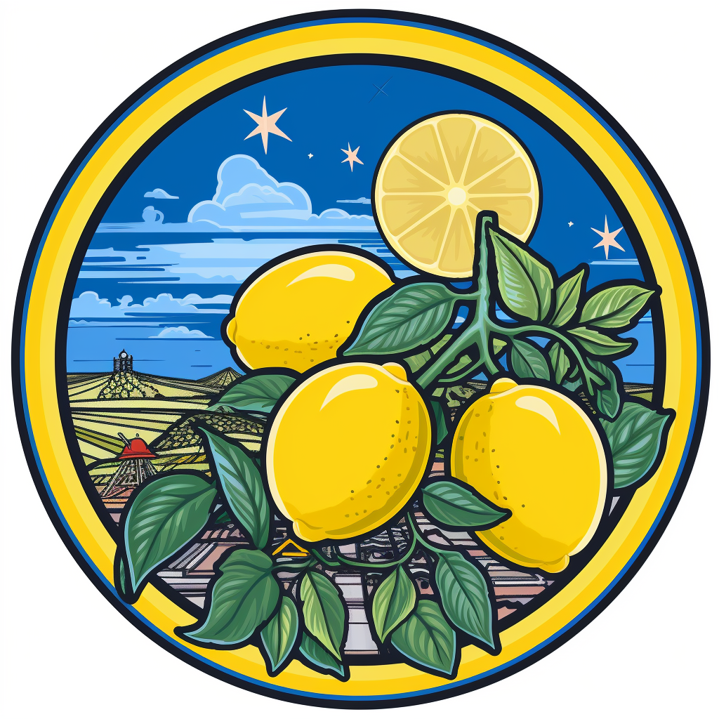 Lemonade team patch with lemons