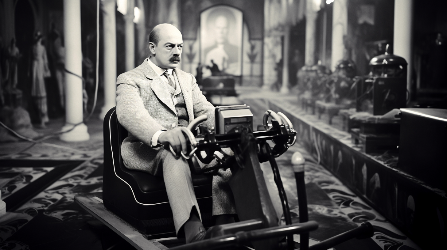 Vladimir Lenin racing game simulator