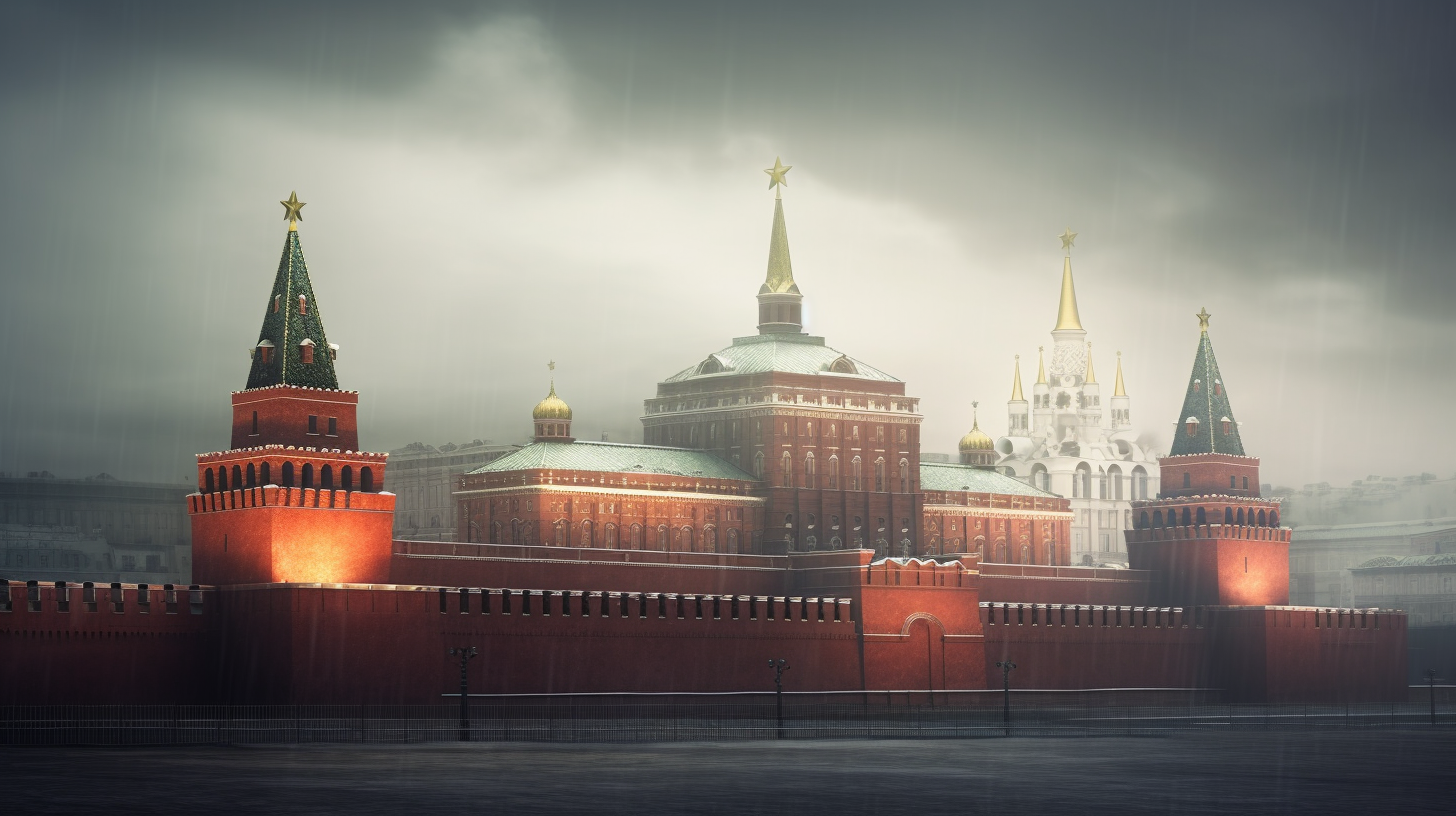 Photorealistic image of Lenin's Mausoleum