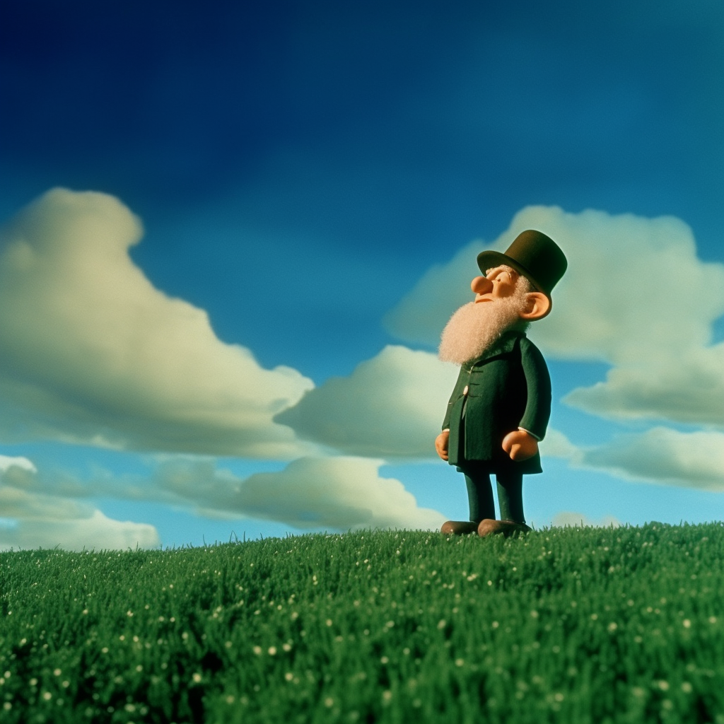 leprechaun-grassy-field-bright-sky-ireland