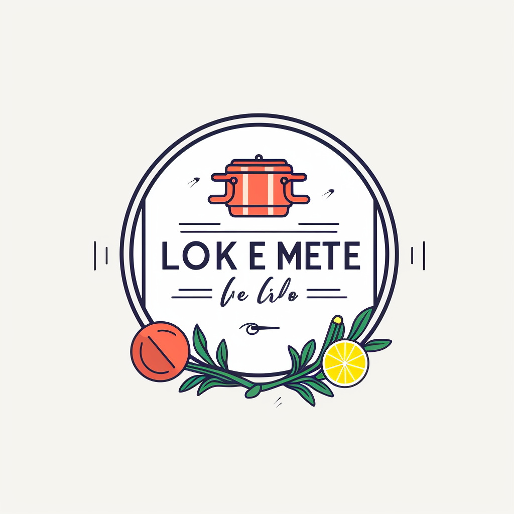 Restaurant logo with  LET ME COOK