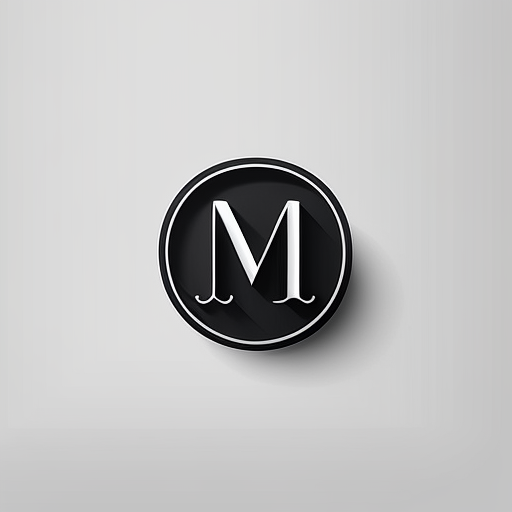 Minimalistic Letter M Logo Design