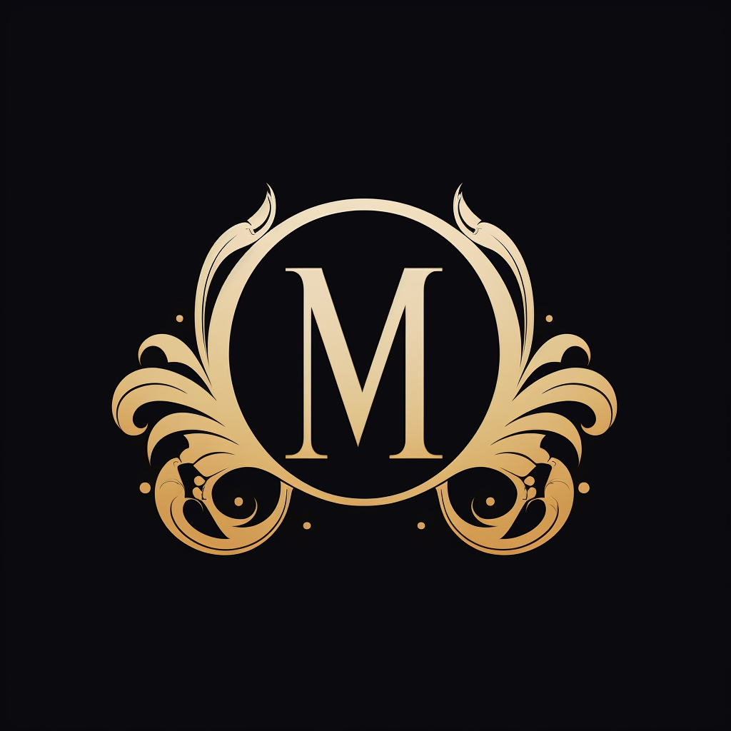 Lettermark Melpomene Thalia Mask Logo Vector