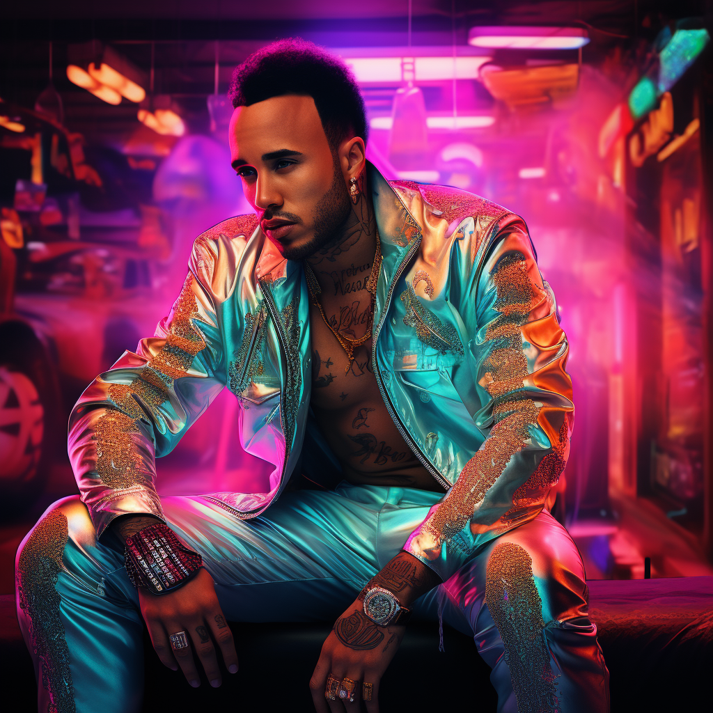 Lewis Hamilton as Elvis Presley