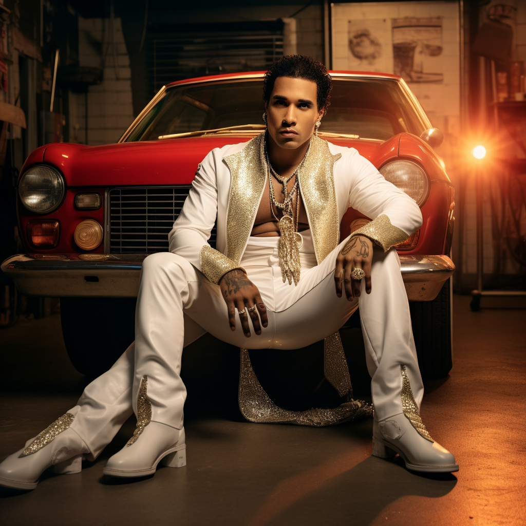 Lewis Hamilton as Elvis Presley