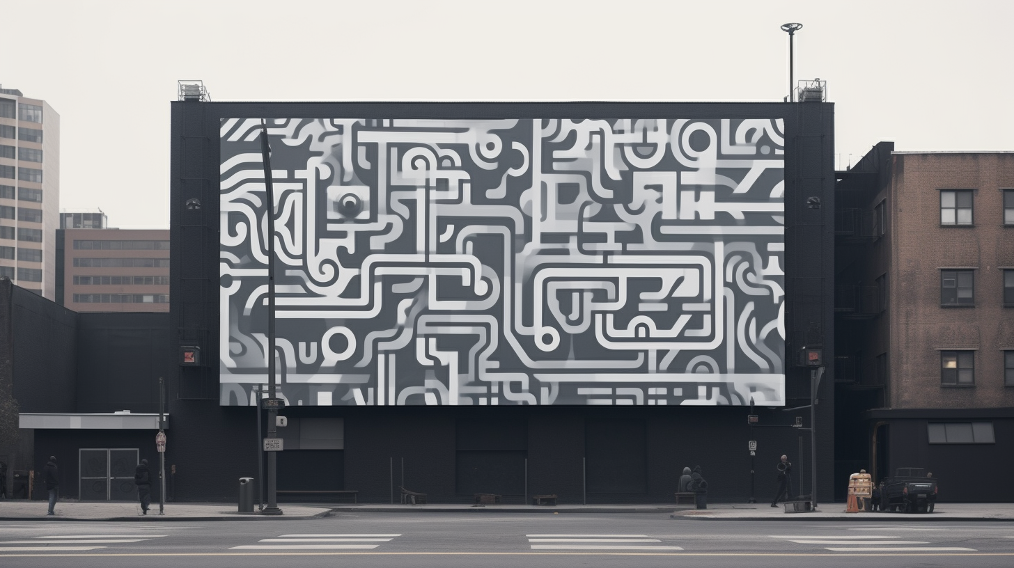 Contemporary gray pattern inspired by Liangzhu culture