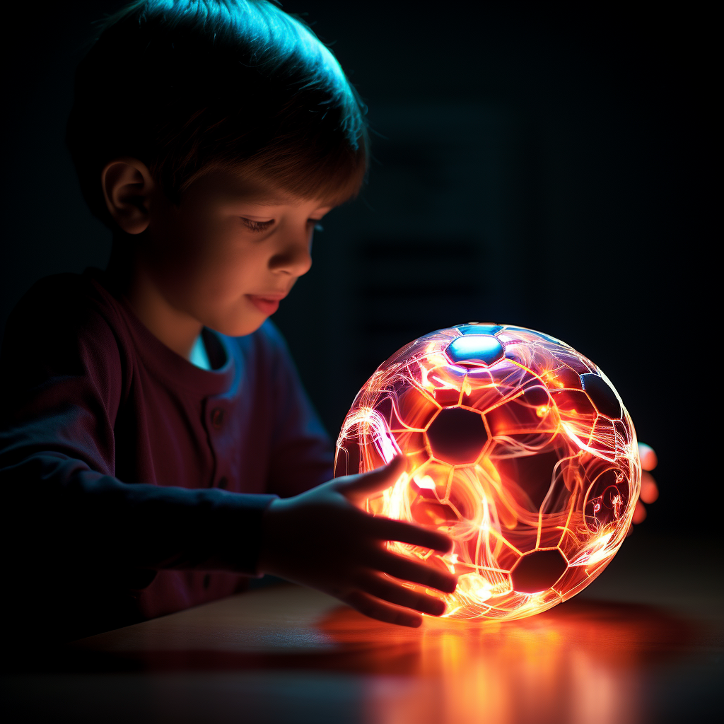 Light up soccer ball for kids