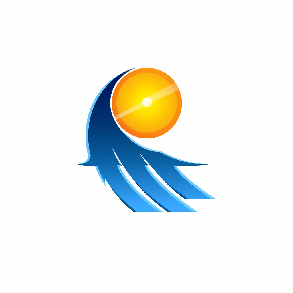 Lightning Bolt Solar Panel Logo