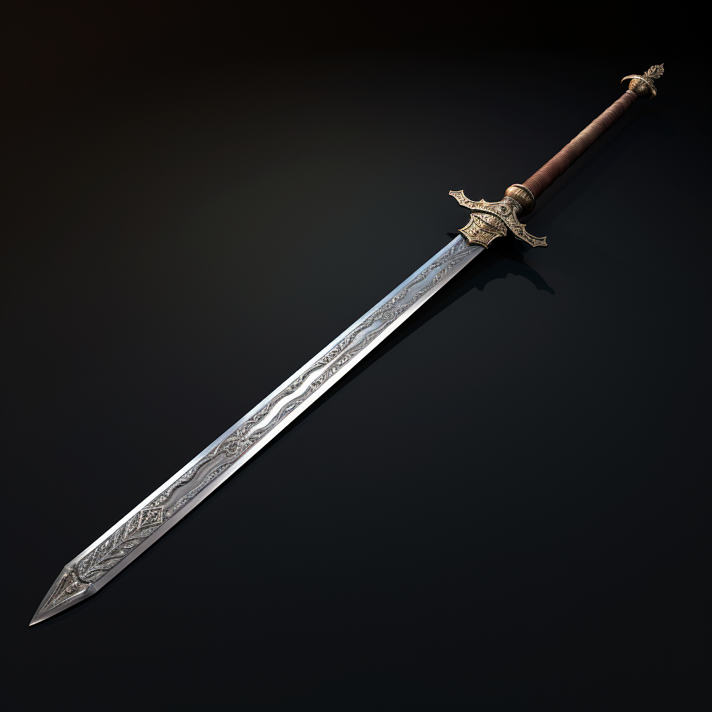 Lightning-infused Longsword in Stunning Detail