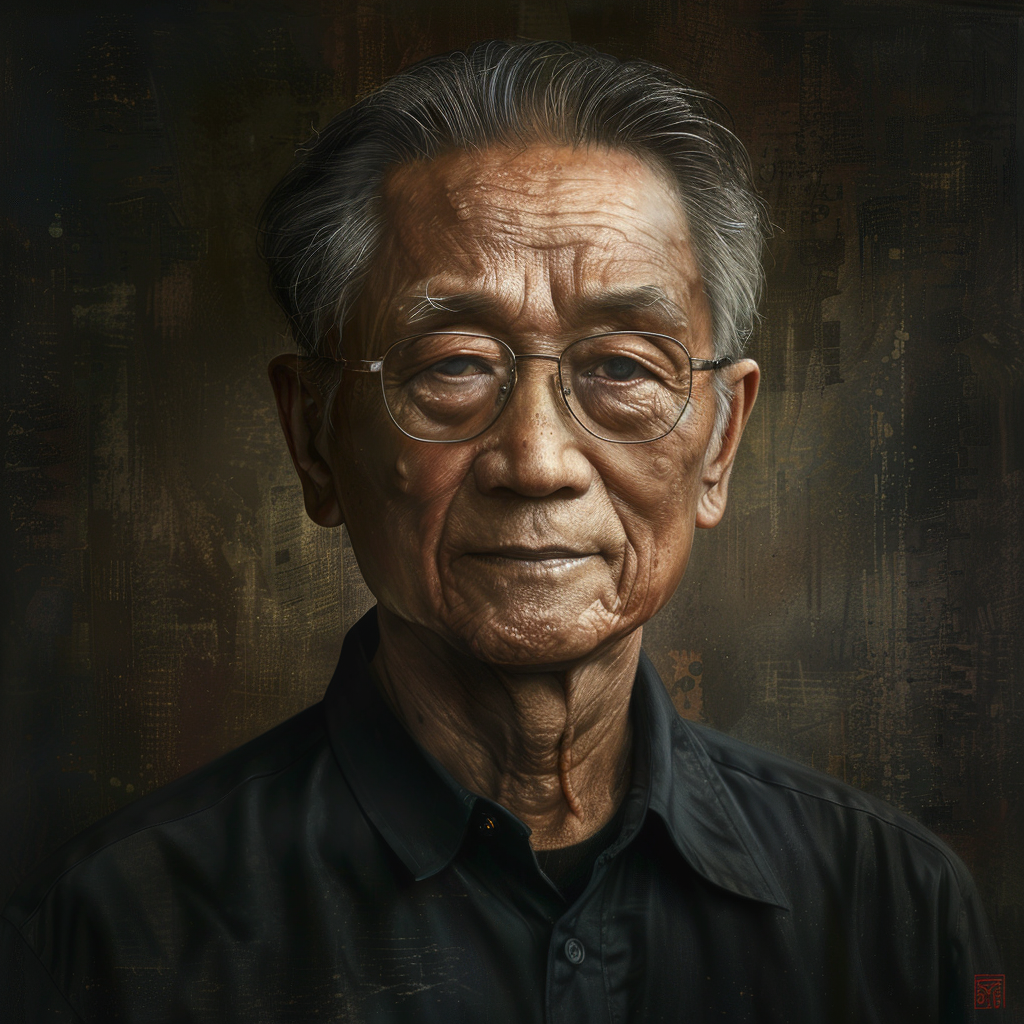 Lim Boon Keng hyper-realistic portrait