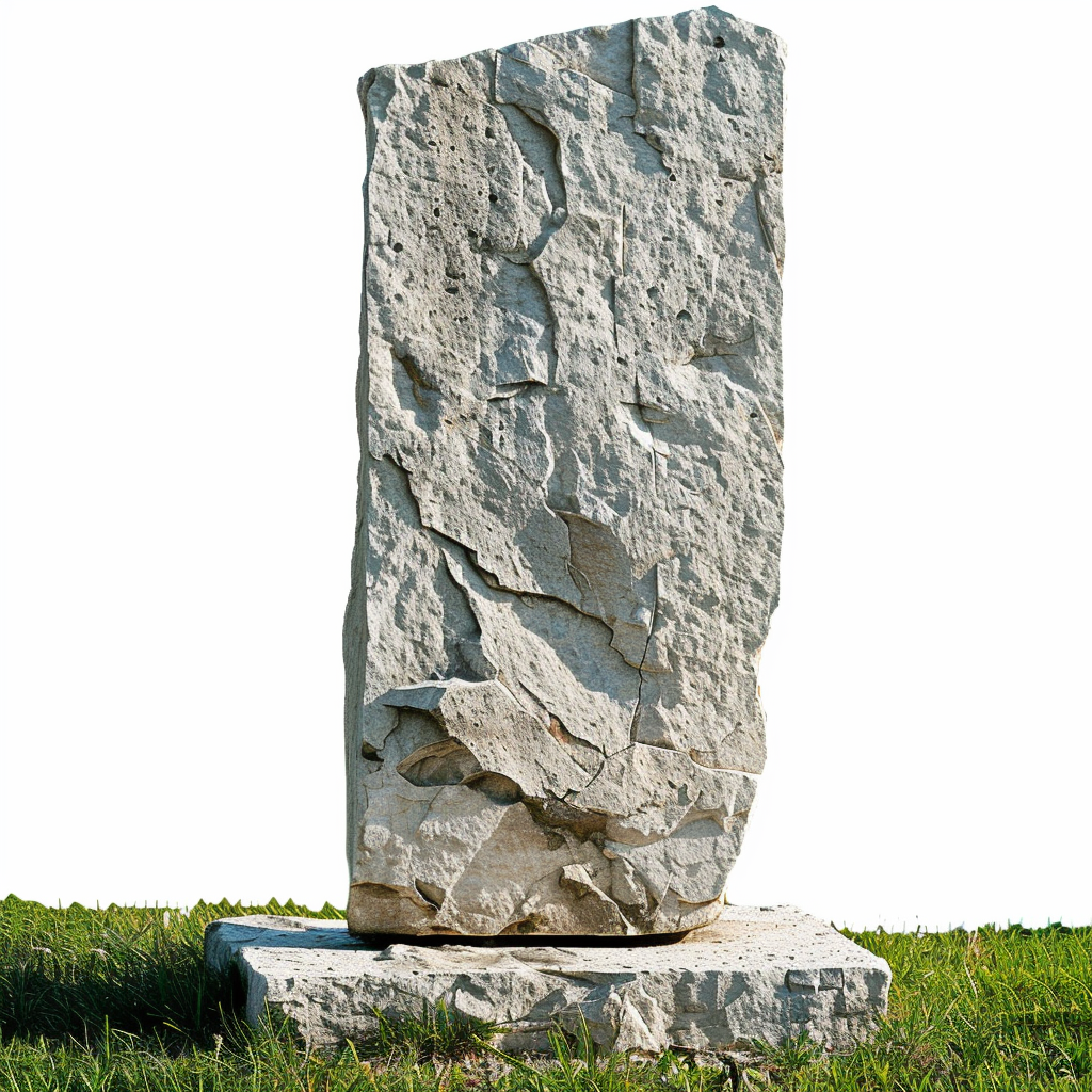 Blank limestone sign South Florida