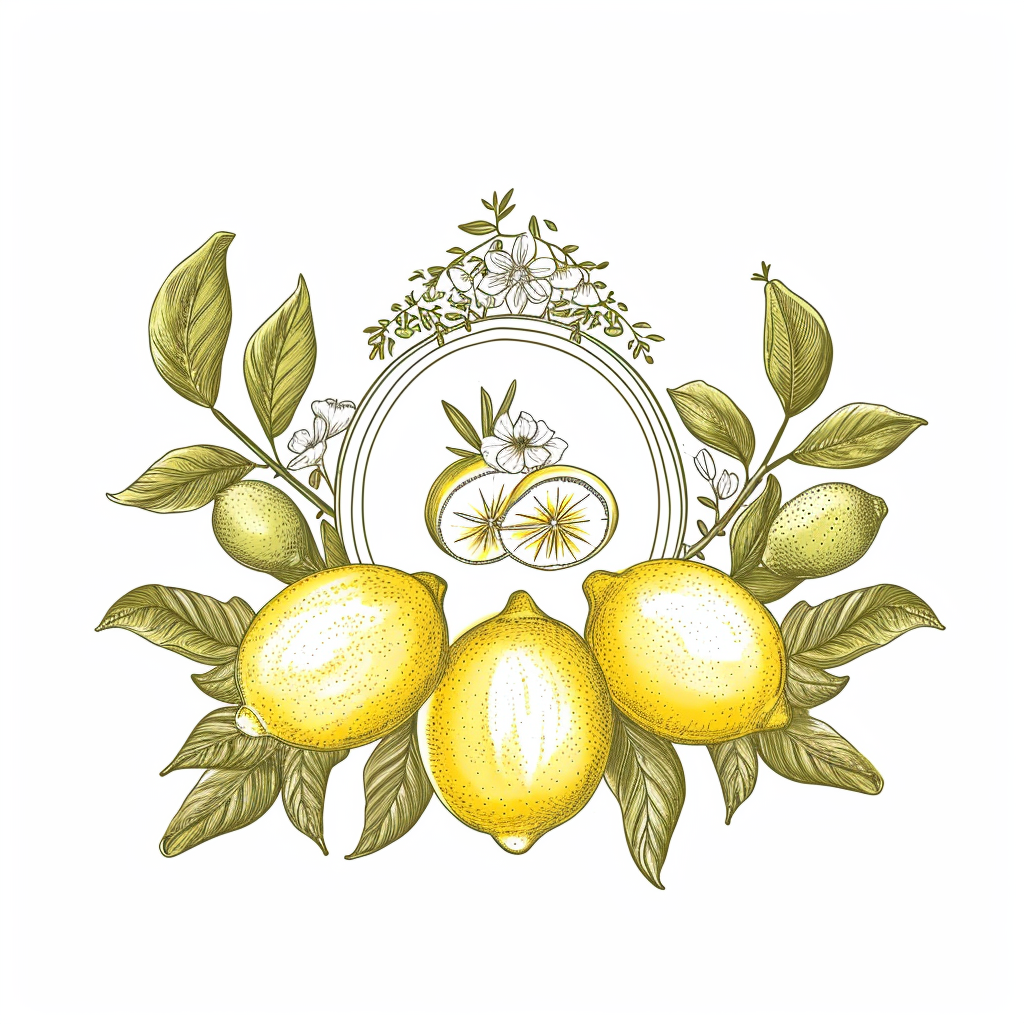 Limoncello Confectionery Logo Template