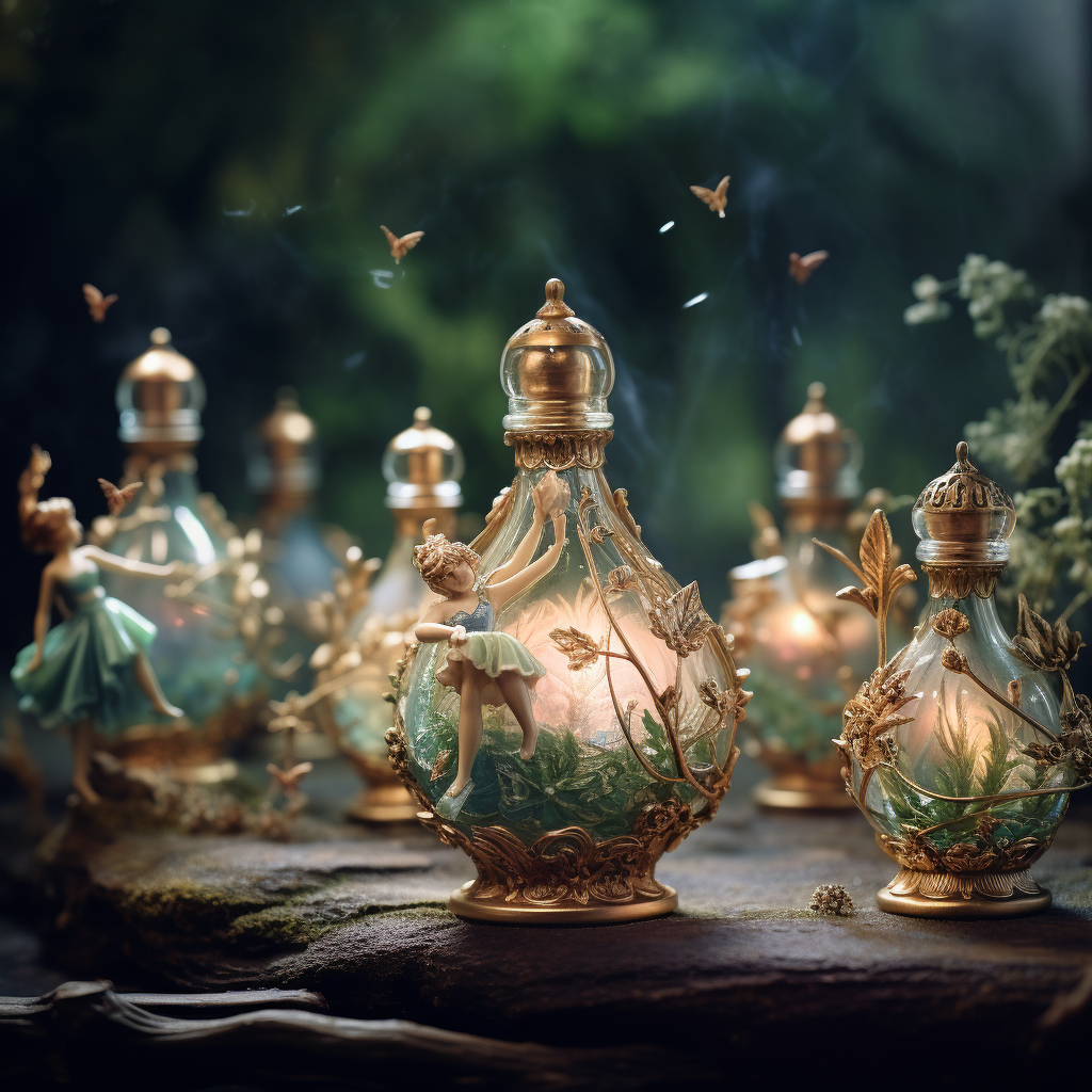 Perfume bottles for little fairy