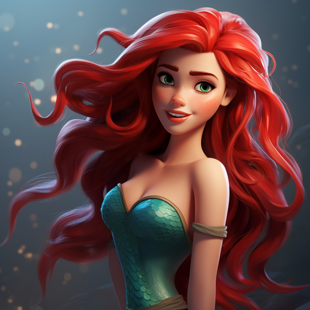 Pixar rendition of The Little Mermaid