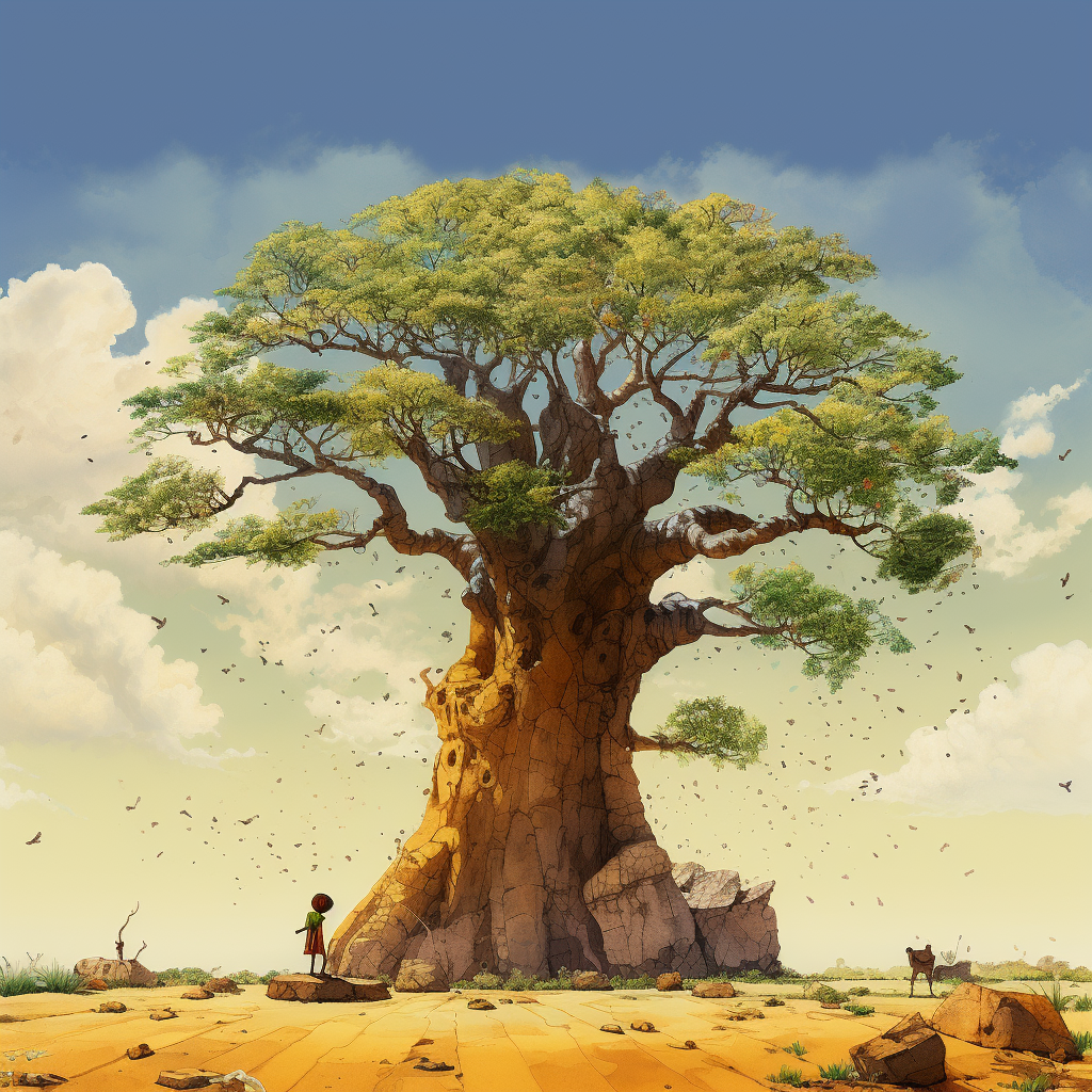 The majestic Little Prince Baobab Tree