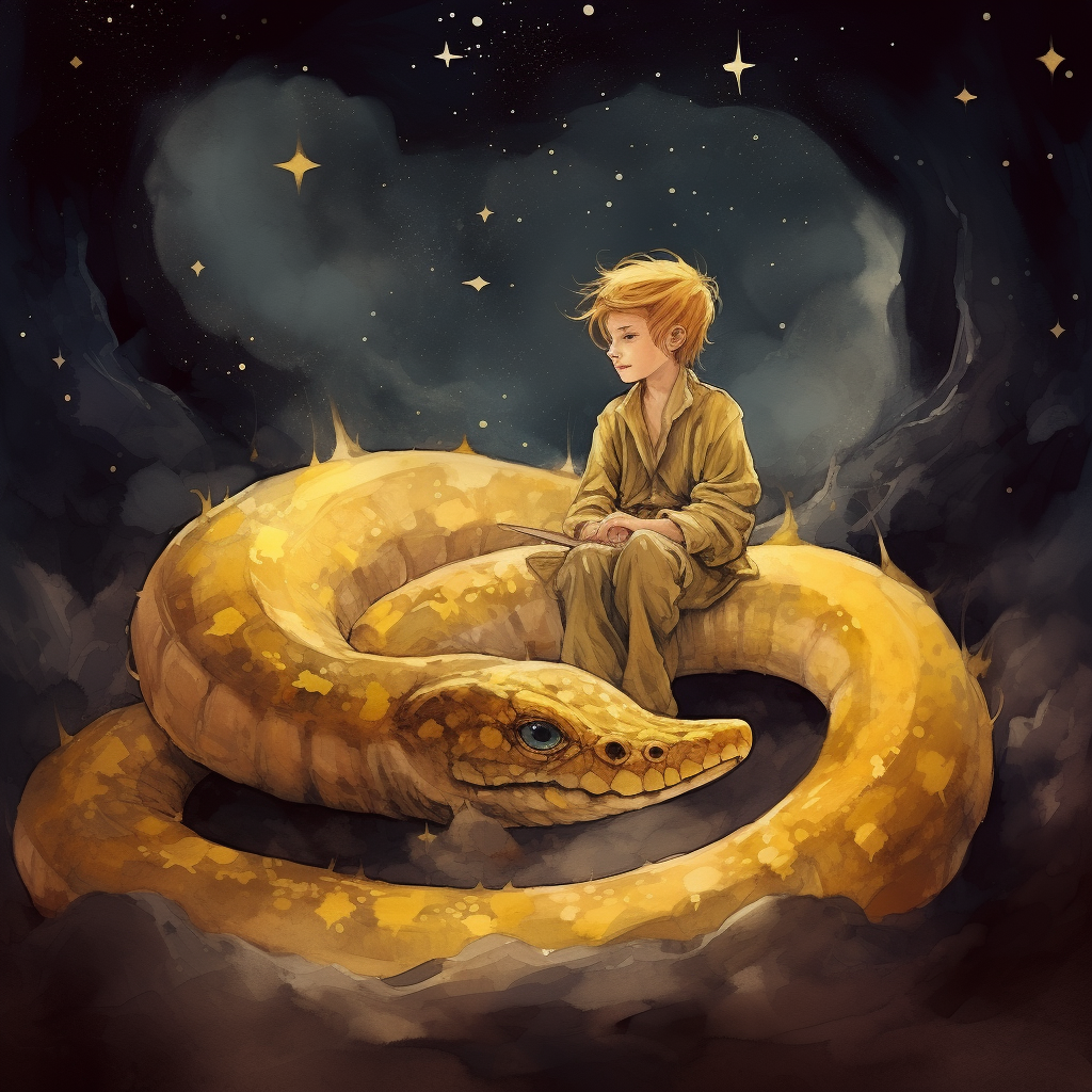 Boa constrictor in The Little Prince