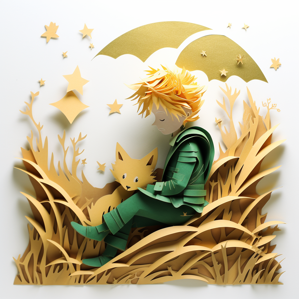 The Little Prince with Fox in Dune