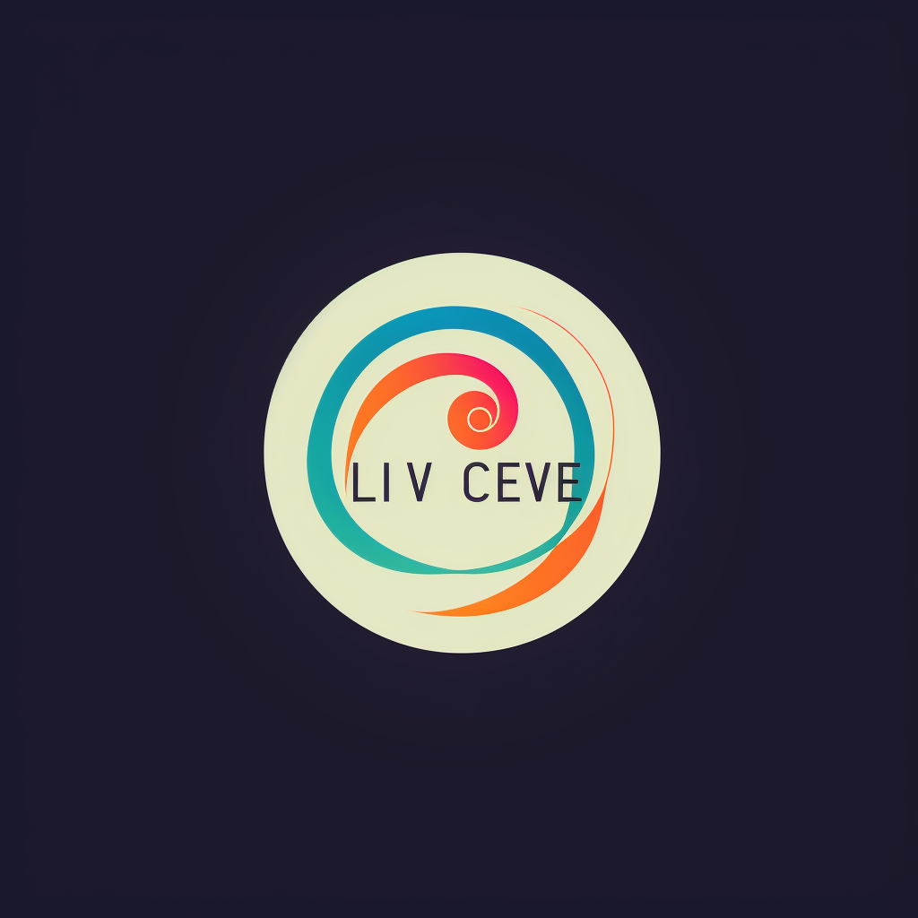 Lived Cinema abstract logo vector design