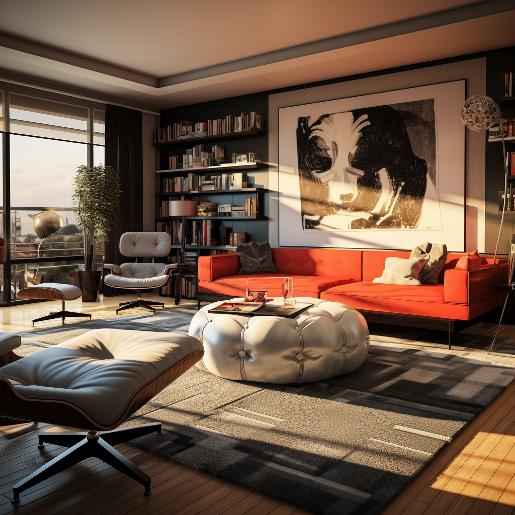 Modern living room interior