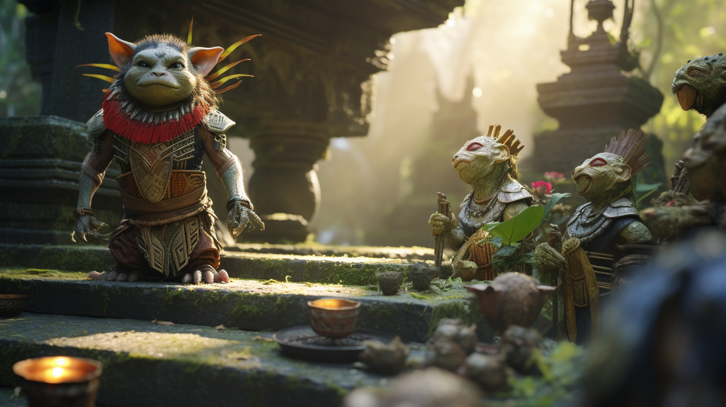 Lizardfolk Tribe Offering at Jungle Temple