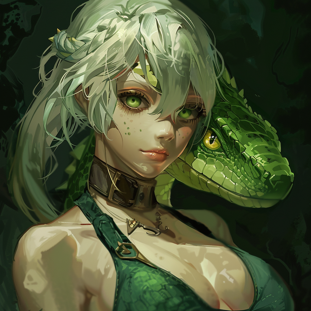 Lizardman Female Anime Character