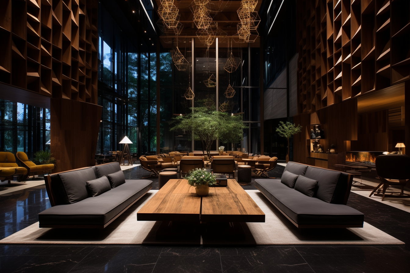 Stylish and Elegant Lobby Interior