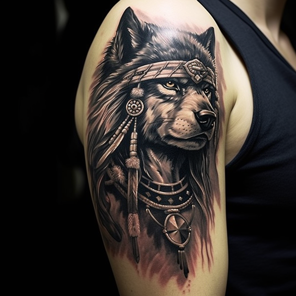 Unique Lobo Tattoo Designs