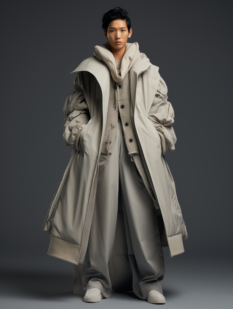 Fashionable Loewe Raincoat Jacket with Sherpa Circles