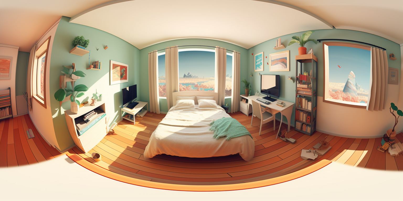 Lofi Girl's Bedroom Illustration