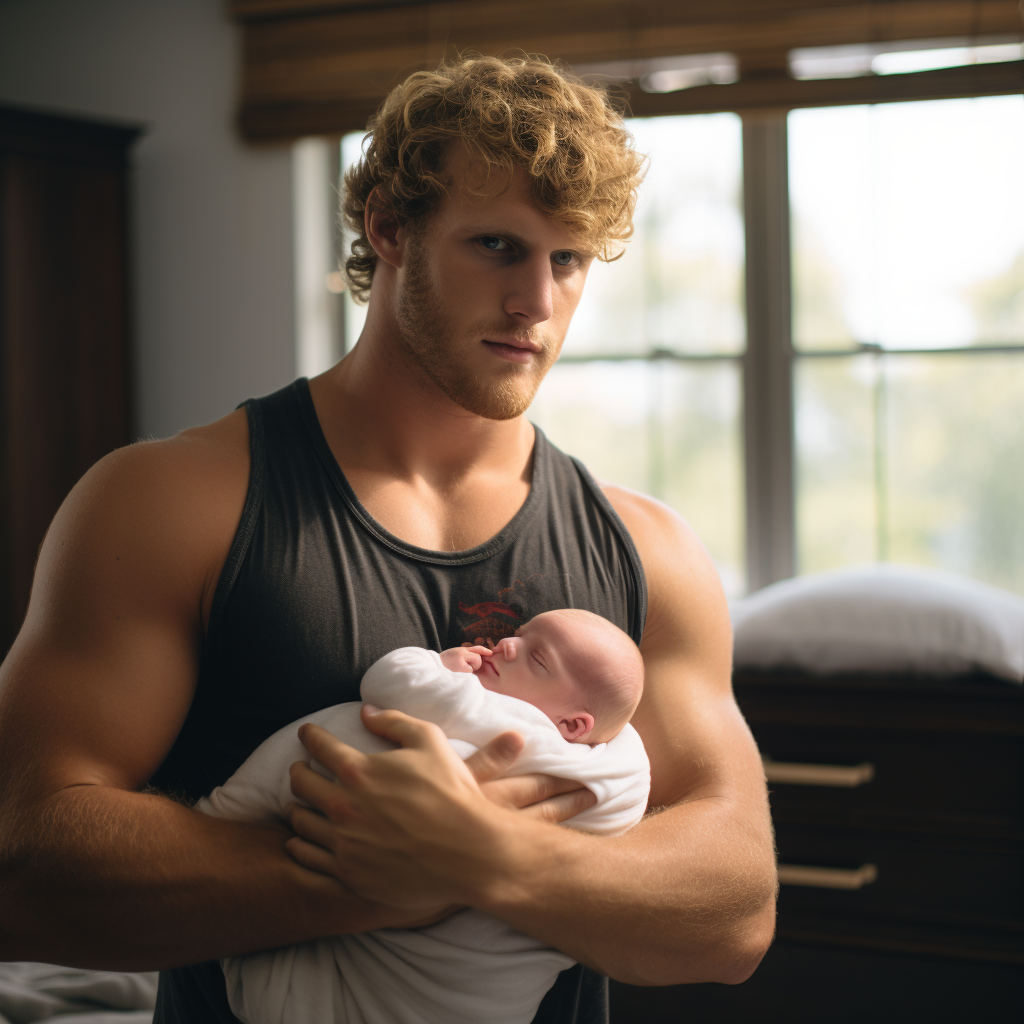 Logan Paul boxing a baby