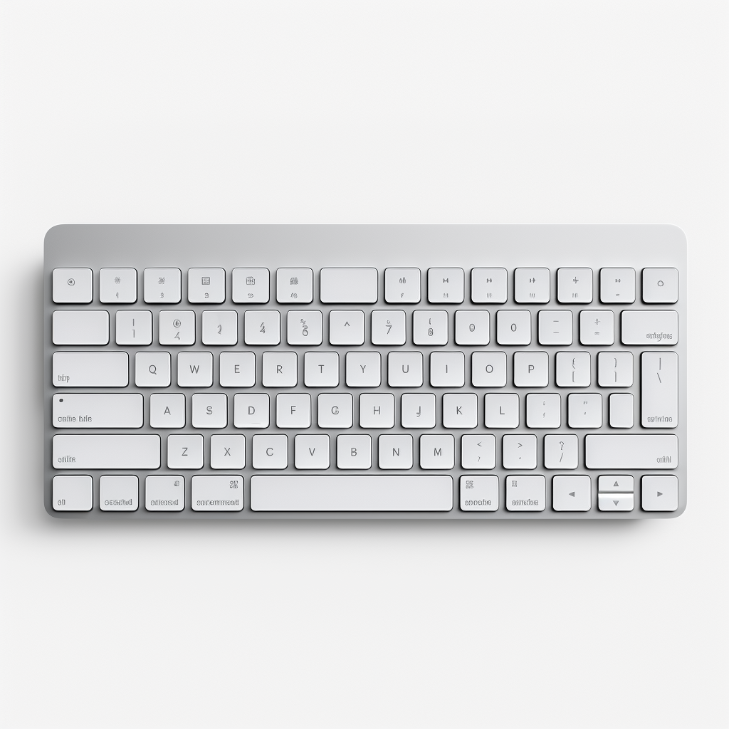 Realistic Logitech-inspired Minimal Keyboard