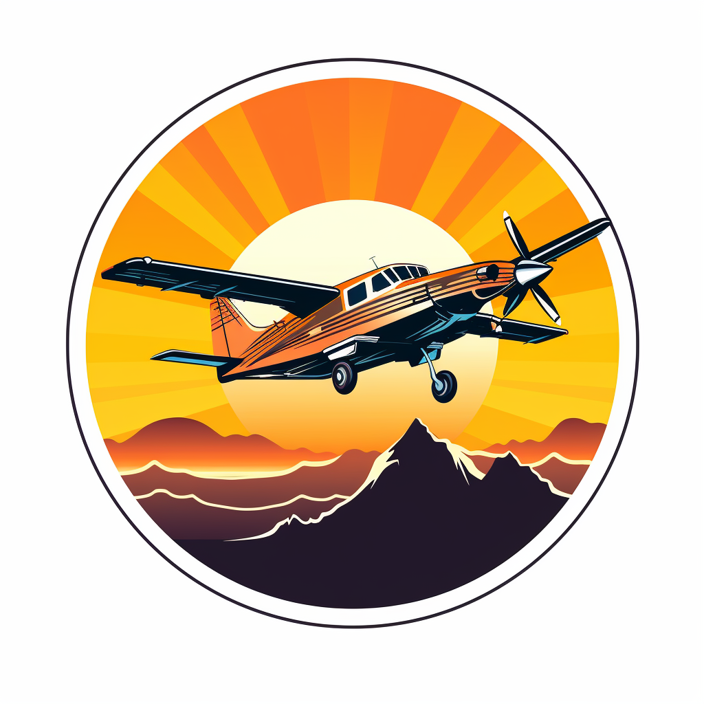 Vector logo airplane Wilga 2000