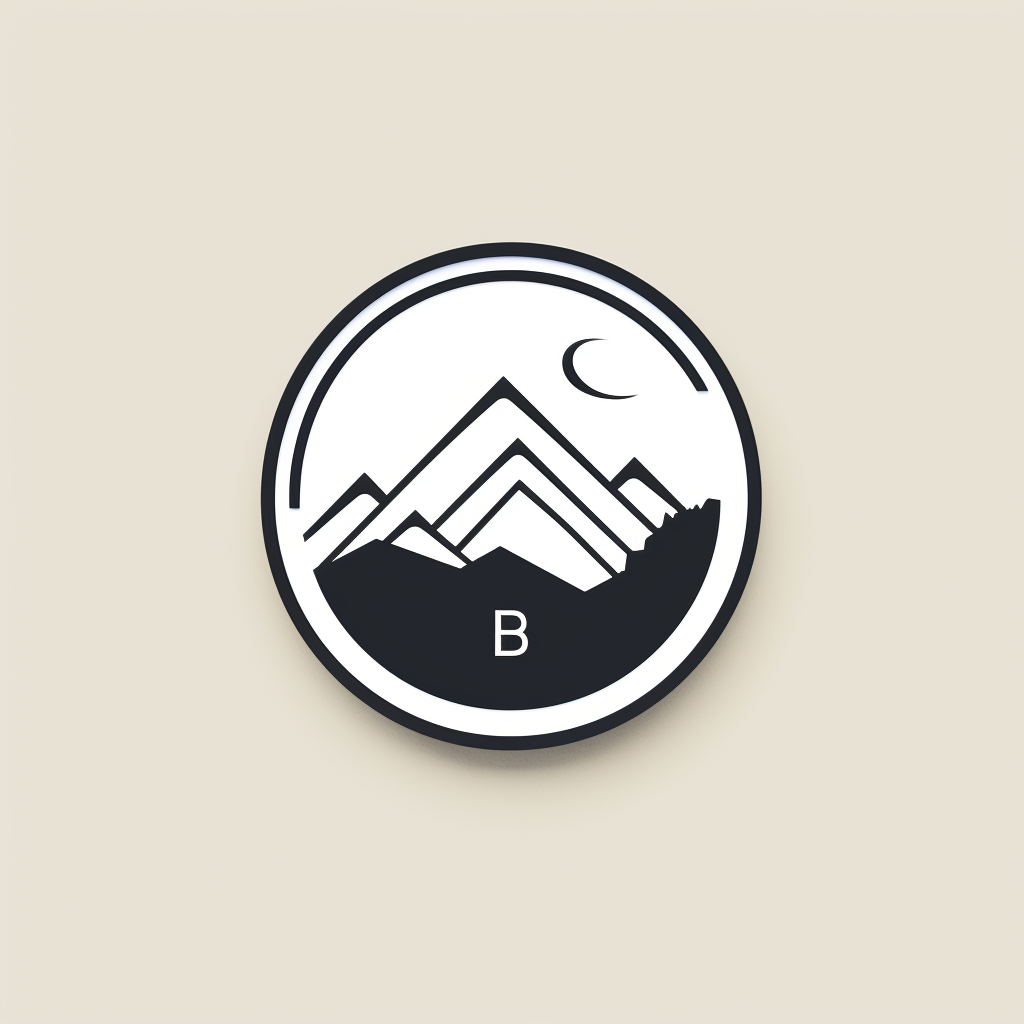 Simple Black and White Logo for Outdoor Store