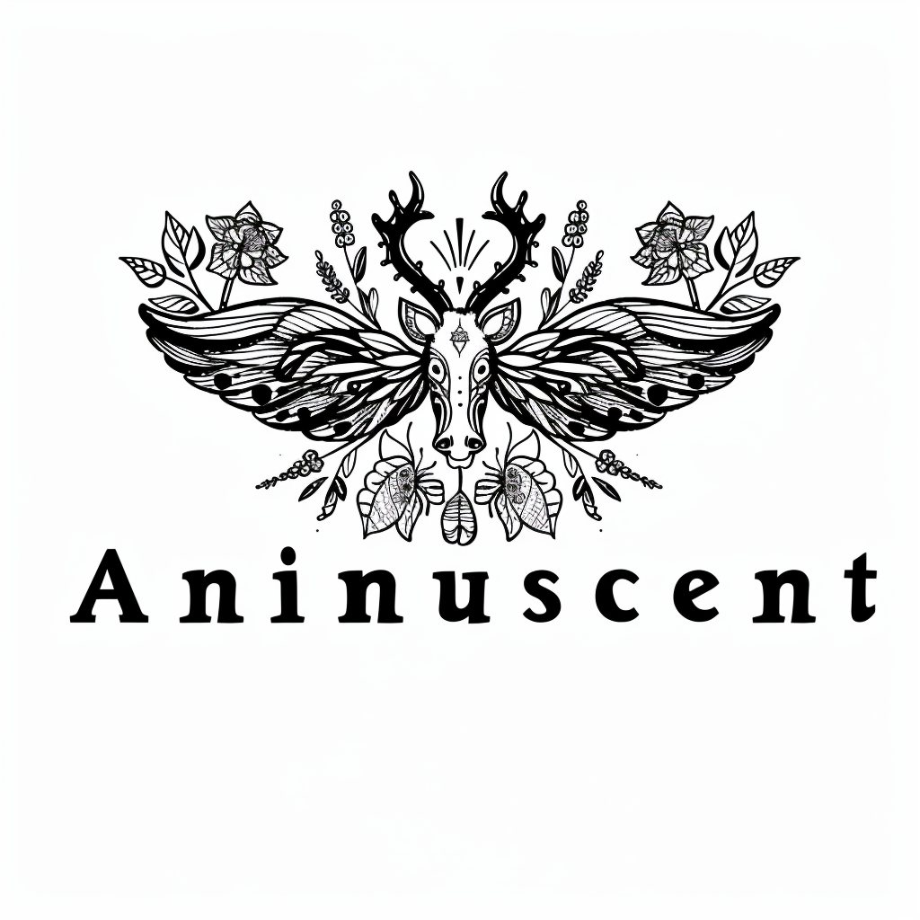 Elegant logo design with the text  Animuscent