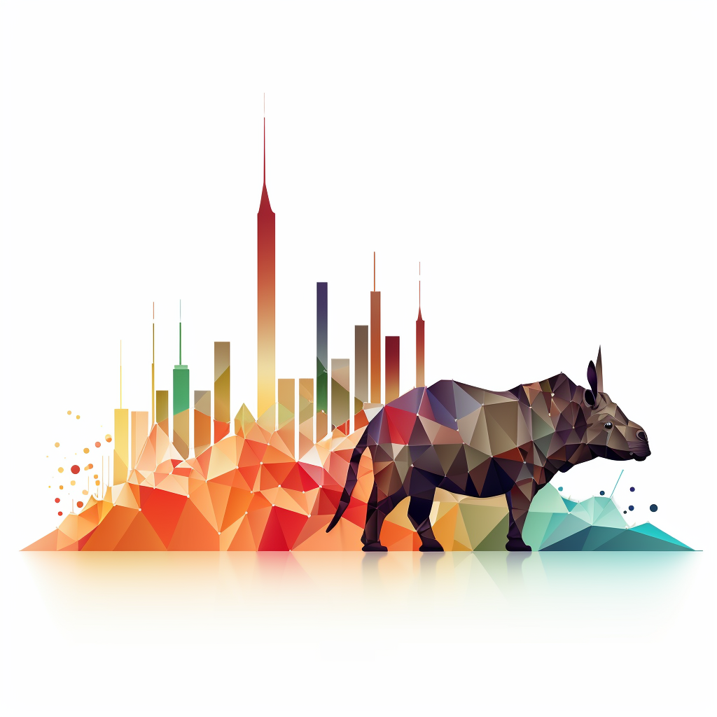 Logo with Stock Market Kenya Africa Colors