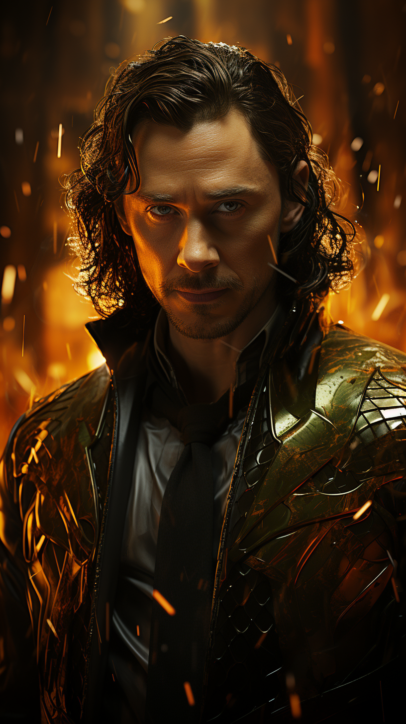 Loki in Sam Reimi Style with Green Lighting