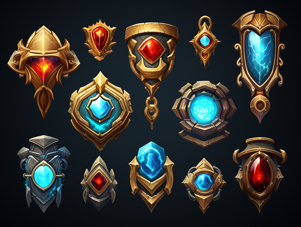 League of Legends style game assets