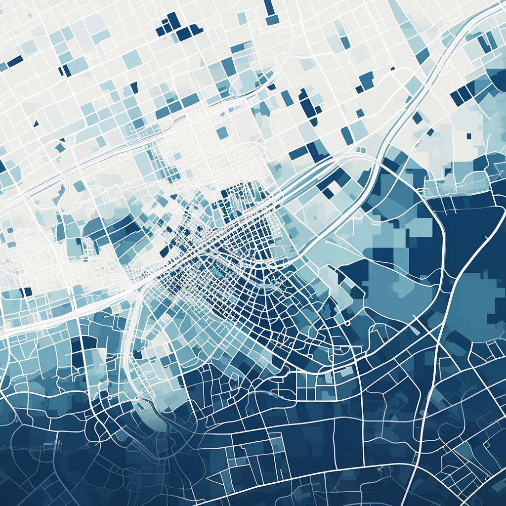 Minimal London City Map