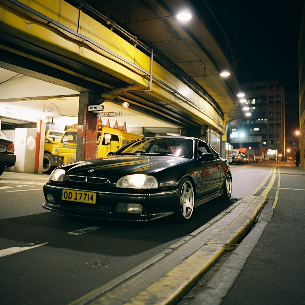 Night shot of London's Jamaican Drill underground scene