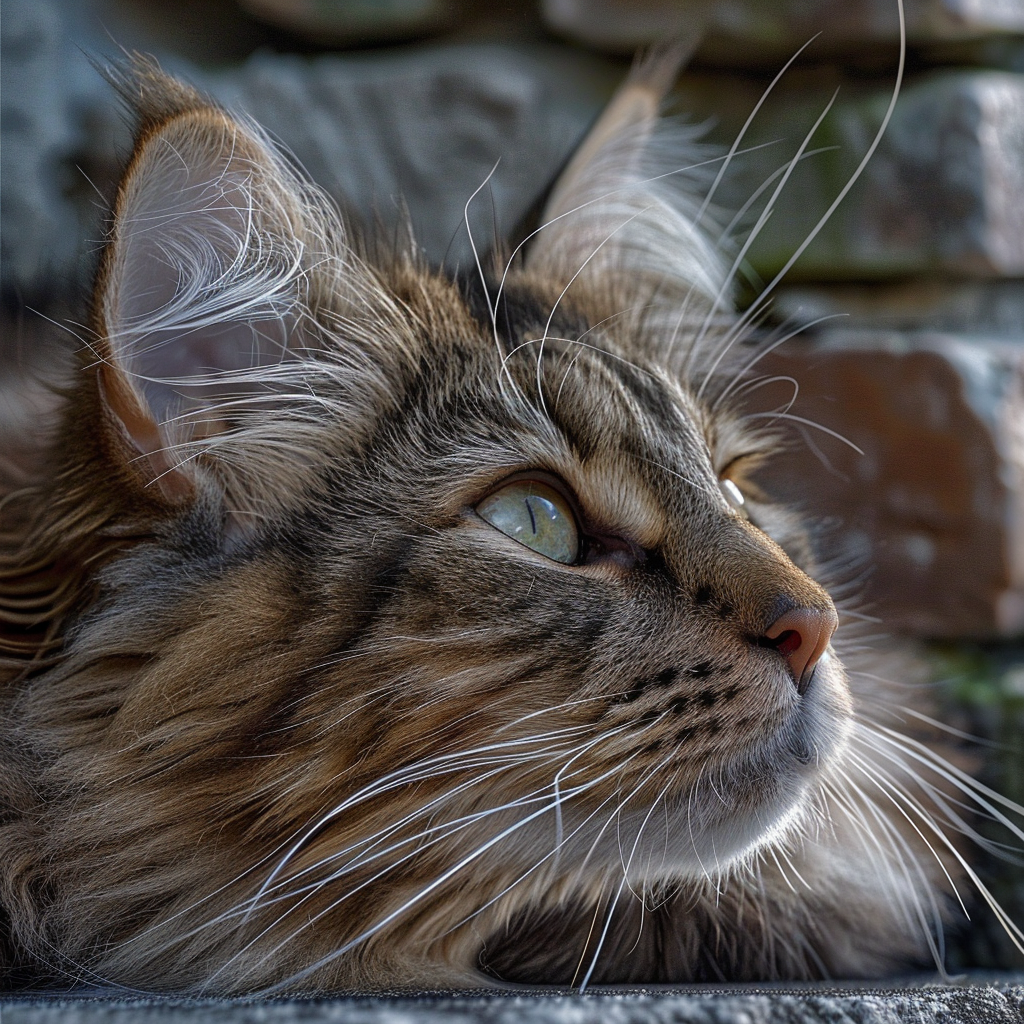 Fluffy Long Haired Cat Picture