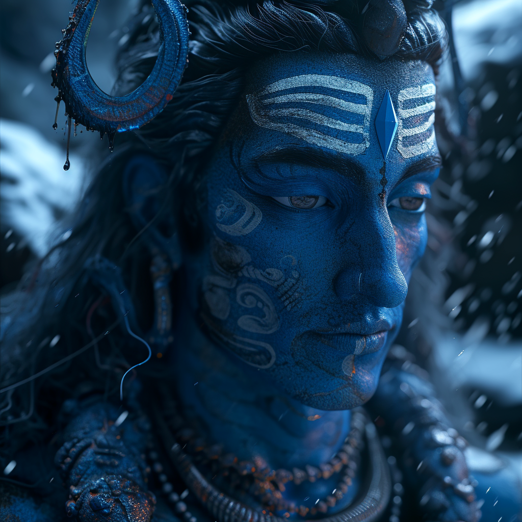 Lord Shiva in Meditative State