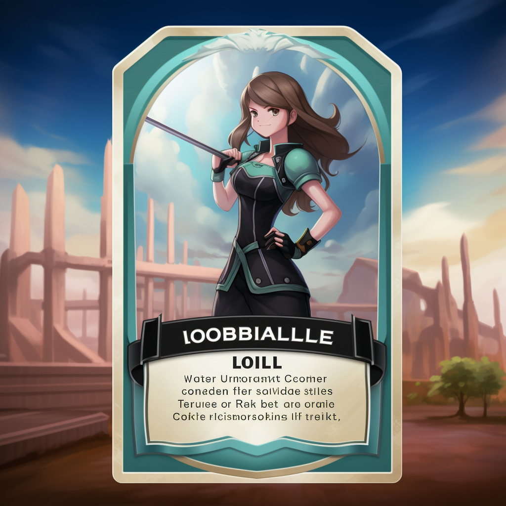 Lorelai Gym Trainer Pokémon Card