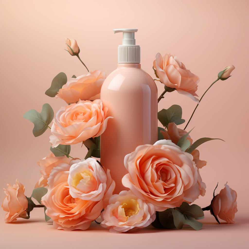 Beautiful Lotion and Roses Art