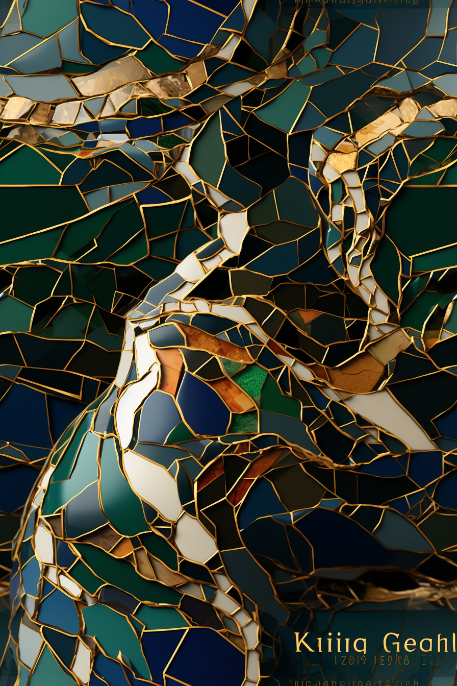 Stunning Lord of the Rings Kintsugi Landscape