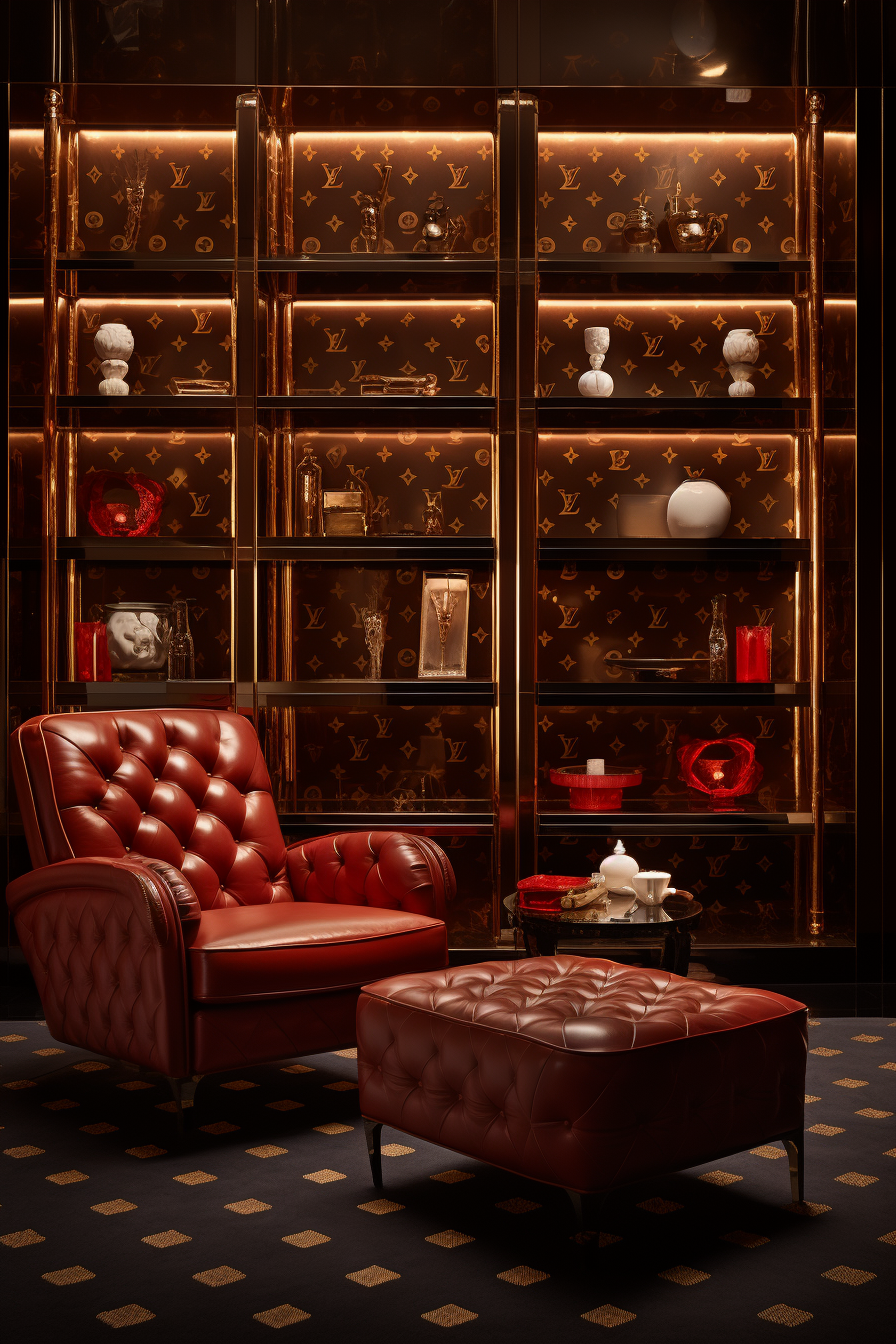 Elegant Louis Vuitton luxury apartment decor